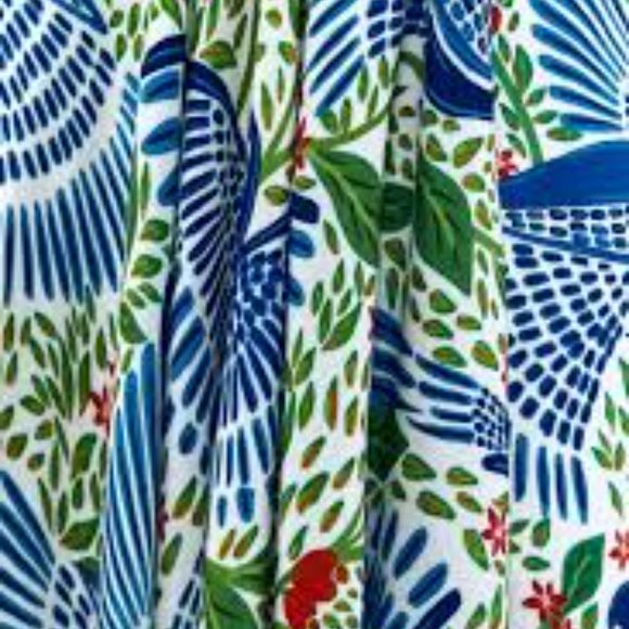 Farm Rio Macaw Flight Long Sleeve Tropical Birds Amazon Leaves Print Maxi Dress - Picture 5 of 5